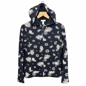 Charter Club Paisley Bandana Print Full-Zip Hooded Sweatshirt Jacket
